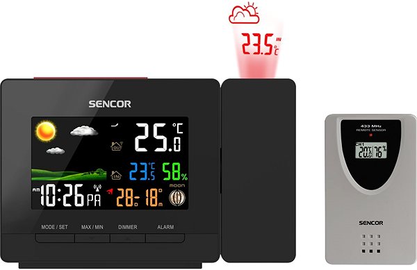 Időjárás állomás Sencor SWS 5400 Csomag tartalma