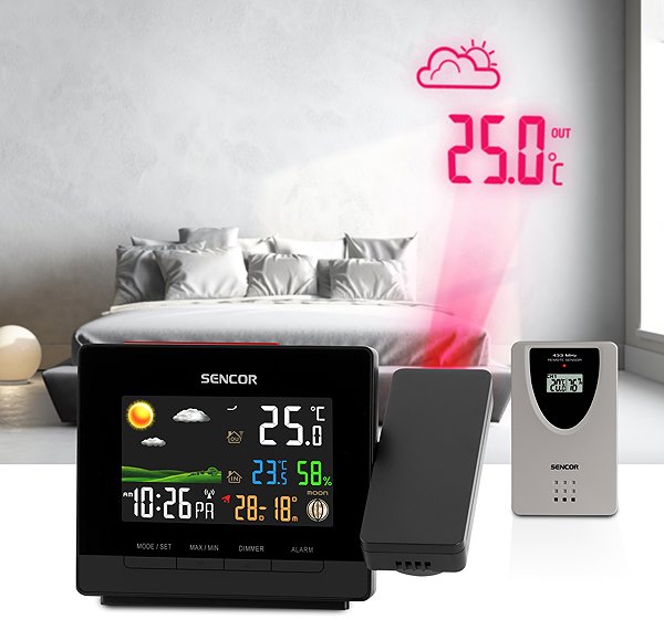 Időjárás állomás Sencor SWS 5400 Lifestyle