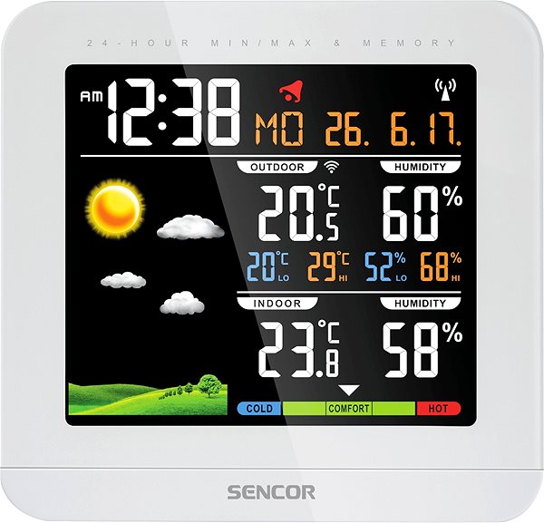 Wetterstation Sencor SWS 5600 Screen