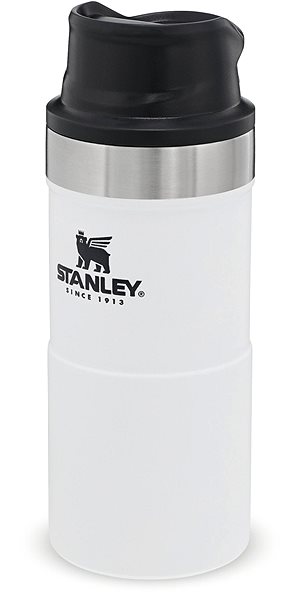 Thermal Mug STANLEY Classic series one-hand thermo mug 350 ml polar white v2 ...