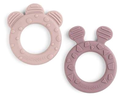 Teether Done by Deer Teether Deer friends 2pcs - pink .