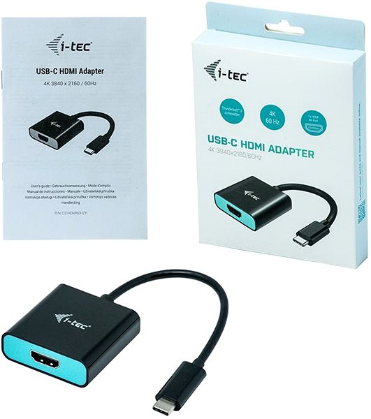 Adapter I-TEC USB-C HDMI Adapter 4K/60Hz ...