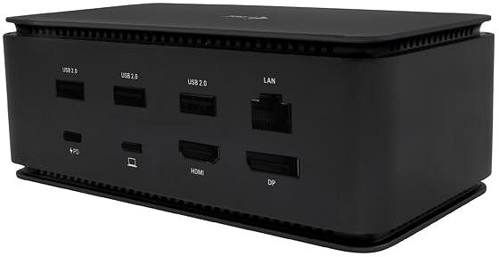 Dokovacia stanica i-tec USB4 Metal Docking station Dual 4 K HDMI DP, Power Delivery 80 W Možnosti pripojenia (porty)