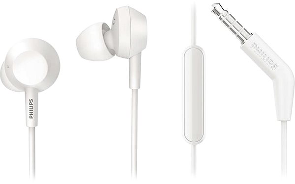 Headphones Philips TAE4105WT Connectivity (ports)