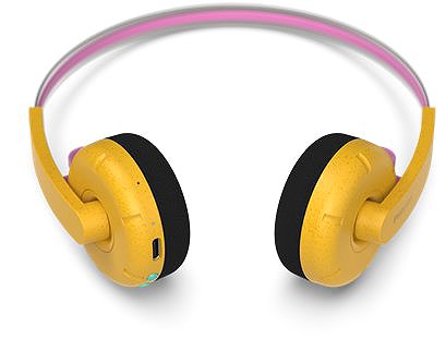 Vezeték nélküli fül-/fejhallgató Philips The Ringo Duo, sárga ...