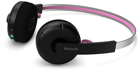 Vezeték nélküli fül-/fejhallgató Philips The Ringo Duo, fekete ...