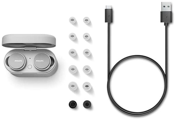 Vezeték nélküli fül-/fejhallgató Philips TAT8506WT Csomag tartalma
