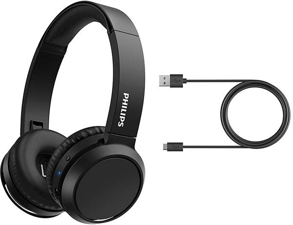 Vezeték nélküli fül-/fejhallgató Philips TAH4205BK Csatlakozási lehetőségek (portok)