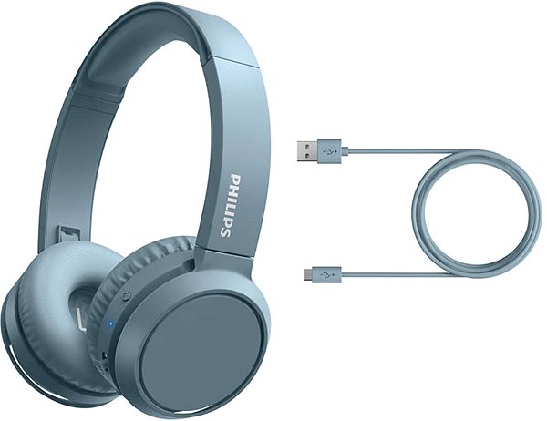 Vezeték nélküli fül-/fejhallgató Philips TAH4205BL Csatlakozási lehetőségek (portok)