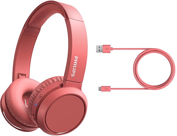 Vezeték nélküli fül-/fejhallgató Philips TAH4205RD Csatlakozási lehetőségek (portok)