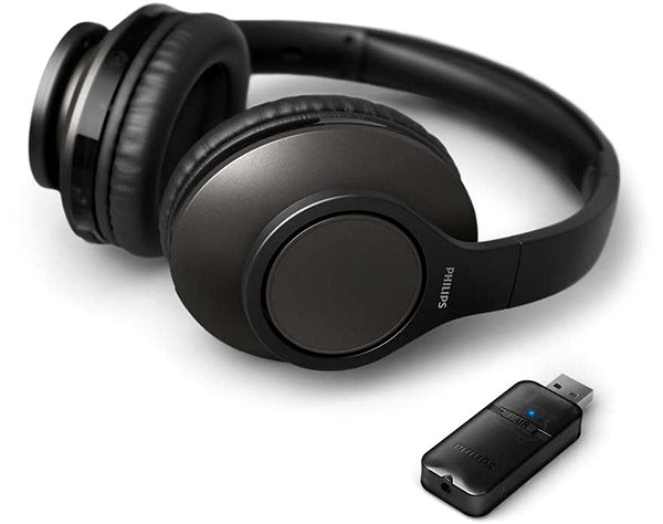 Vezeték nélküli fül-/fejhallgató Philips TAH6206BK Oldalnézet