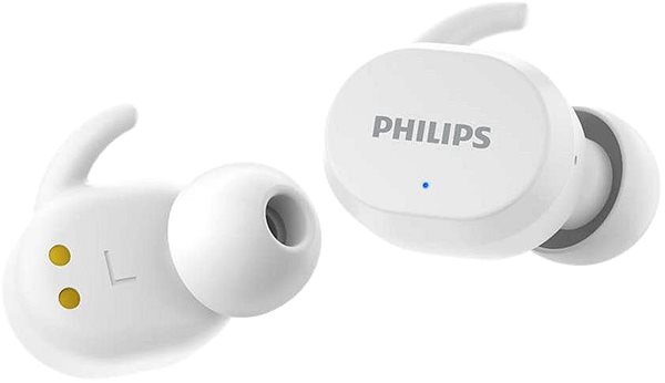 Kabellose Kopfhörer Philips TAT3216WT Seitlicher Anblick
