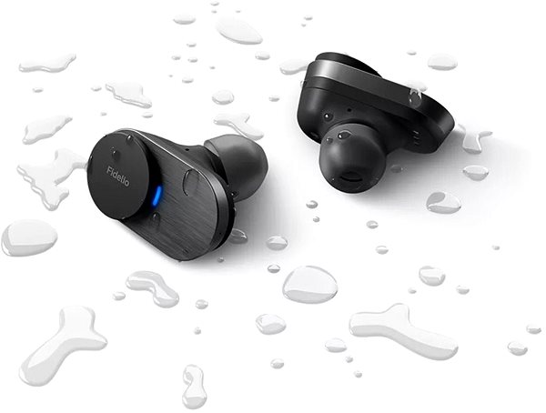Vezeték nélküli fül-/fejhallgató Philips Fidelio T1 fekete Lifestyle