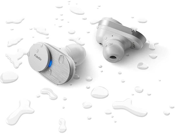 Vezeték nélküli fül-/fejhallgató Philips Fidelio T1 fehér Lifestyle