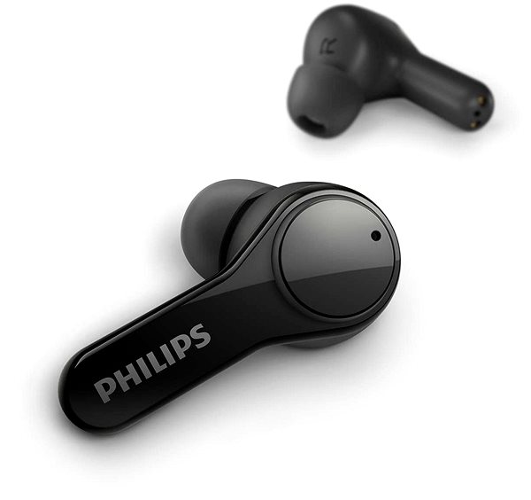 Kabellose Kopfhörer Philips TAT3217BK - schwarz Seitlicher Anblick