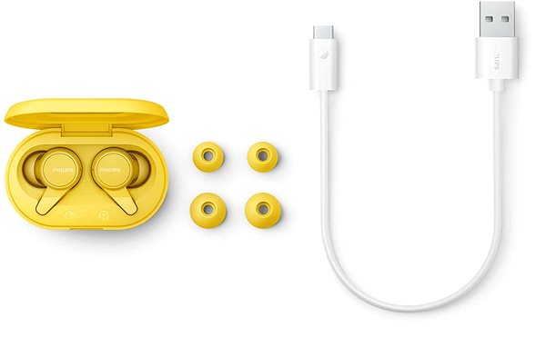 Vezeték nélküli fül-/fejhallgató Philips TAT1207YL sárga Csomag tartalma