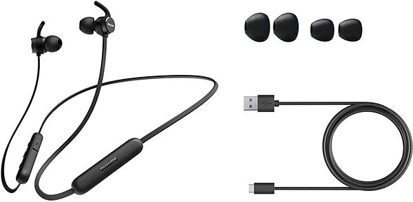 Vezeték nélküli fül-/fejhallgató Philips TAE1205BK Csomag tartalma
