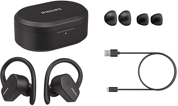 Wireless Headphones Philips TAA5205, Black Package content