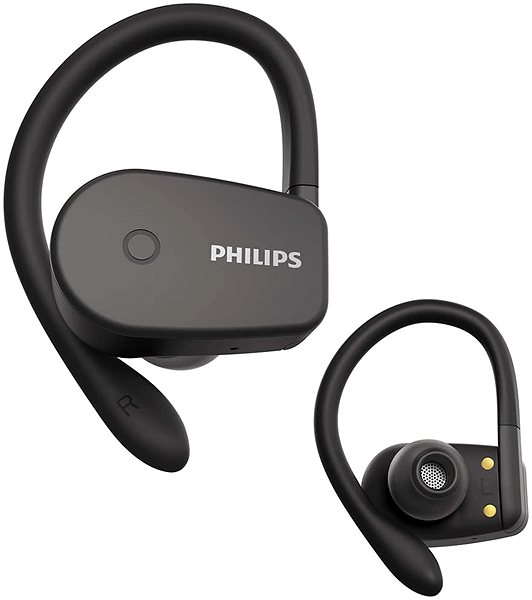 Bezdrátová sluchátka Philips TAA5205 černá Boční pohled