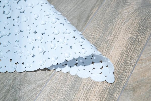Anti-slip bath mat DuraHome Anti-slip shower mat, 54 × 54 cm, white .