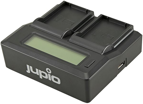 Ladegerät für Kamera- und Camcorder-Akkus Jupio JDC0108 für Olympus BLX-1 - doppelt ...