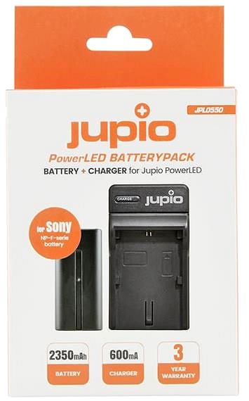 Svetlo na fotenie Jupio Power LED JPL330C Dual Color s batériou NP-F550 a nabíjačkou ...