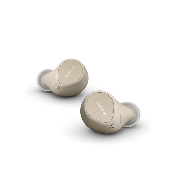 Wireless Headphones Jabra Elite 7 Pro Golden Beige Lateral view