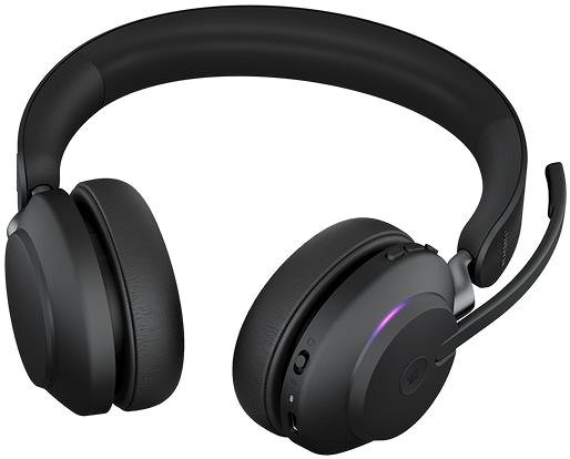 Wireless Headphones Jabra Evolve2 65 MS Stereo USB-A Black Connectivity (ports)