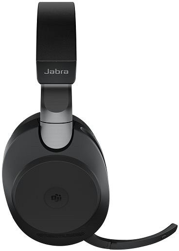 Wireless Headphones Jabra Evolve2 85 MS Stereo USB-C Black Lateral view