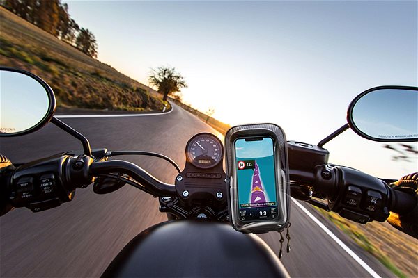 Phone Holder Cellularline Rider Shield Handlebar Cover for Motorcycle and Bike Waterproof up to size 6.7