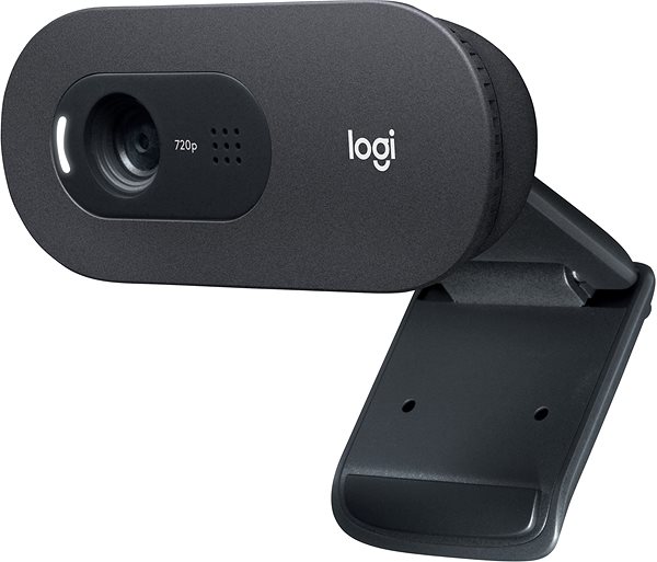Webcam Logitech HD Webcam C505e Lateral view