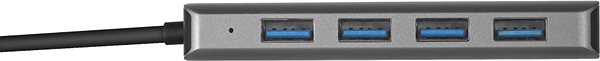 USB Hub TRUST HALYX USB-C 4-PORT USB3.2 HUB Connectivity (ports)