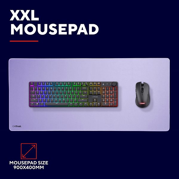 Mouse Pad Trust GXT759P XXL Mousepad Purple ...