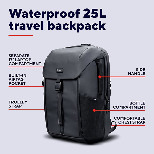 Laptop Backpack Trust JERSEY 17