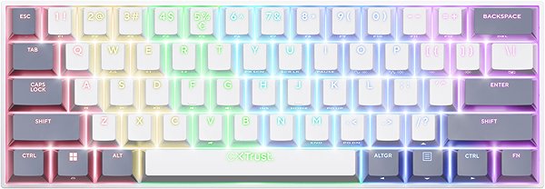 Gaming Keyboard Trust GXT873 ACIRA 60% Mini Tri-mode Wireless Mechanical Gaming Keyboard - US ...