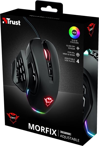 Gaming-Maus Trust GXT970 Morfix Customisable Mouse Verpackung/Box