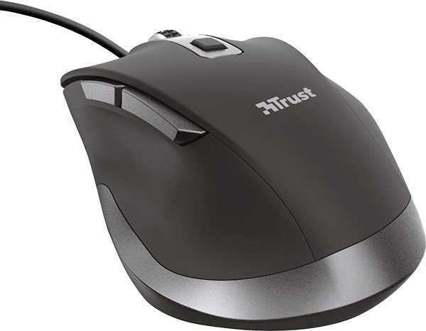 Maus Trust Fyda Wired Comfort Mouse Mermale/Technologie
