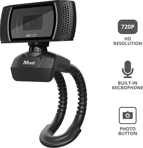 Webkamera Trust Trino HD Video Webcam Jellemzők/technológia