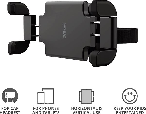 Phone Holder Trust Rheno Headrest Car Holder Features/technology