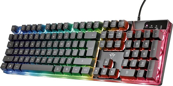 Keyboard and Mouse Set Trust GXT838 AZOR Combo CZ/SK Keyboard