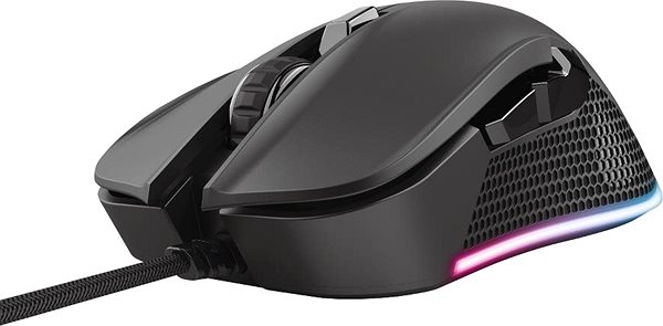 Gaming-Maus Trust GXT 922 YBAR Gaming Mouse Seitlicher Anblick