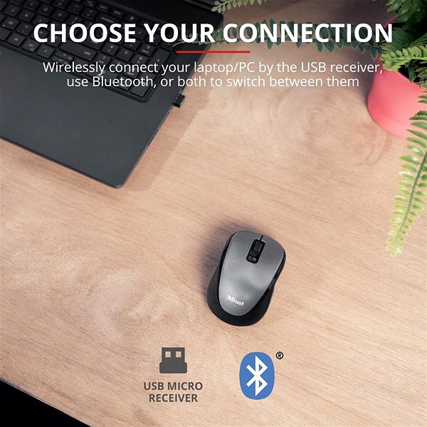 Maus Trust YVI Wireless Mouse Lifestyle