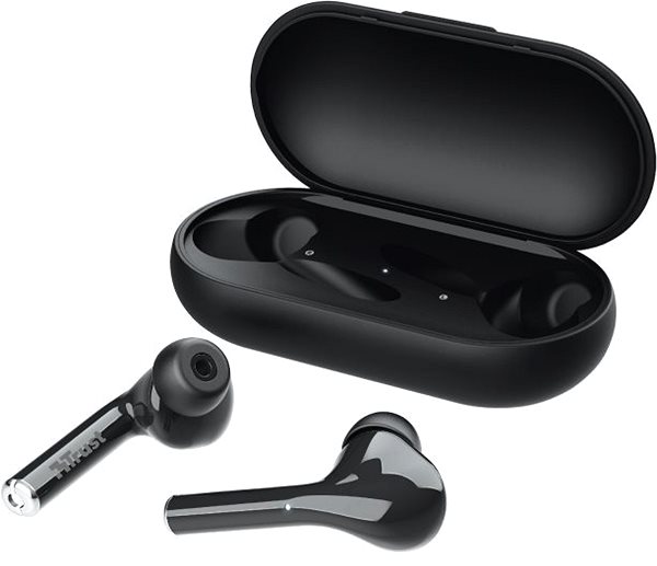 Wireless Headphones Trust Nika Touch Bluetooth Wireless Earphones, Black Lateral view