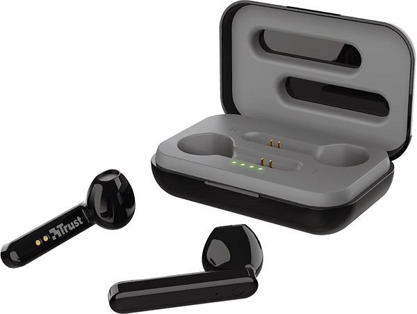 Wireless Headphones Trust Primo Touch BT Earphones, Black Lateral view