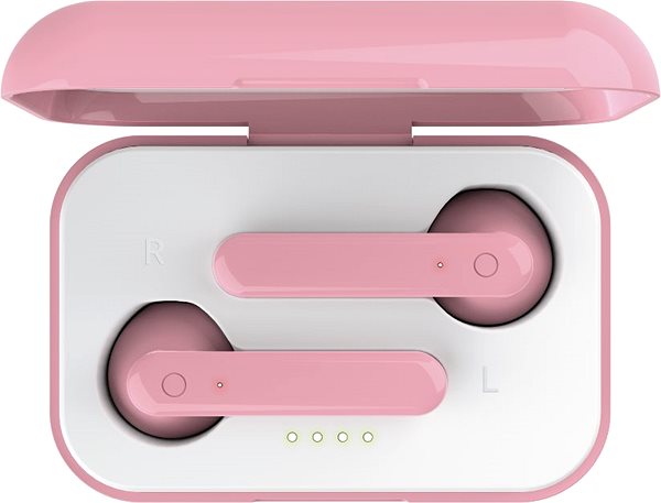 Vezeték nélküli fül-/fejhallgató Trust Primo Touch rózsaszín Képernyő