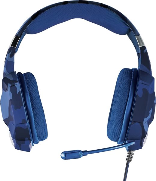 Gamer fejhallgató Trust GXT 322B Carus Gaming Headset for PS4 - camo blue Képernyő