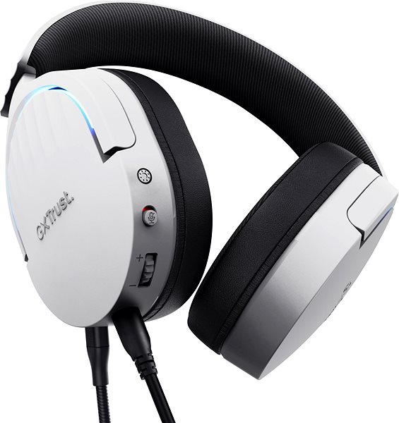 Gaming-Headset Trust GXT490 Fayzo 7.1 USB Headset Eco Friendly White ...