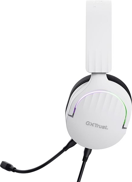 Gaming-Headset Trust GXT490 Fayzo 7.1 USB Headset Eco Friendly White ...