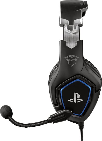 Gaming Headphones Trust GXT 488 Forze PS4 and PS5 Black Lateral view