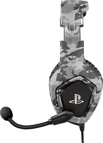 Gaming Headphones Trust GXT 488 Forze PS4 and PS5 Grey Lateral view
